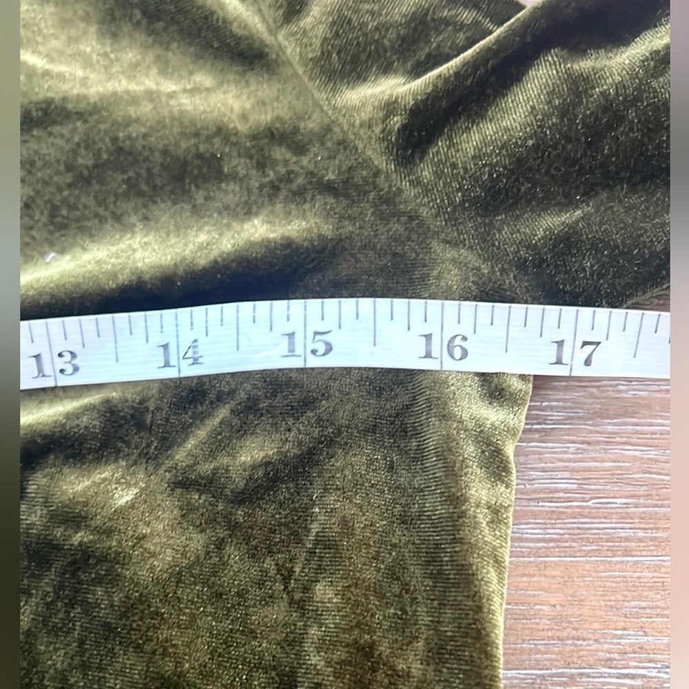 R. VIVIMOS Green Velvet
Layered Chiffon Long open front
Cocktail Jacket M Boho,S - Picture 9 of 12